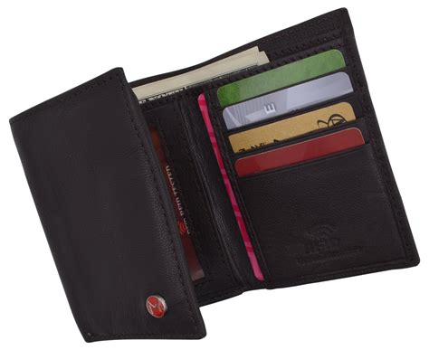 men's lee rfid blocking slimfold card case wallet|leather rfid wallets.